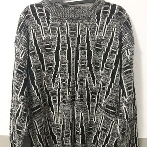 BARNABY Vintage “Grandpa” acrylic sweater size L